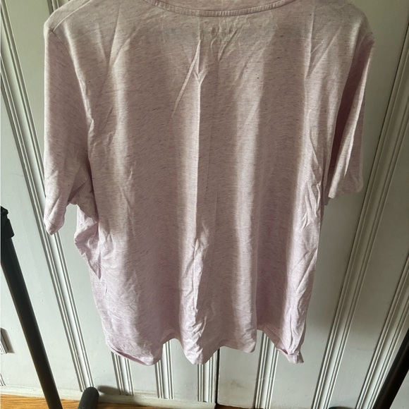 2/&12 Lands' End Purple Relaxed Short Sleeve Tee - Picture 2 of 5